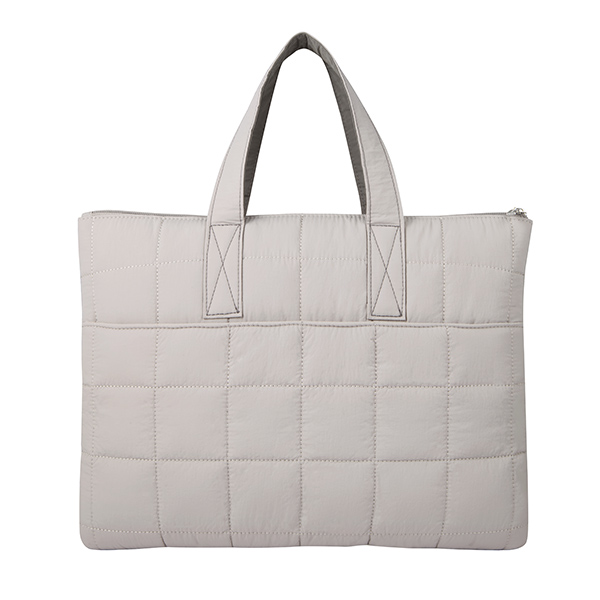 灰雲朵多功能手提包