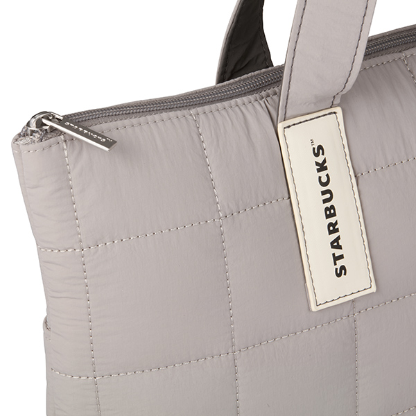 灰雲朵多功能手提包