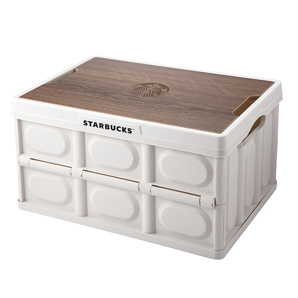 星巴克木蓋折疊收納箱