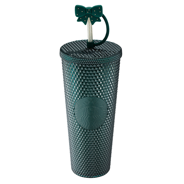 24OZBling綠緞帶TOGO冷水杯