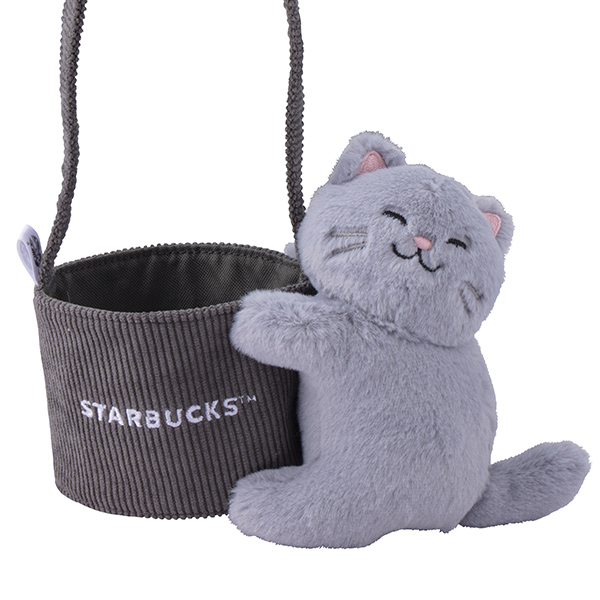 抱抱灰貓咪單杯提袋