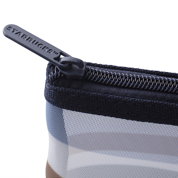 星質感條紋網布提背袋