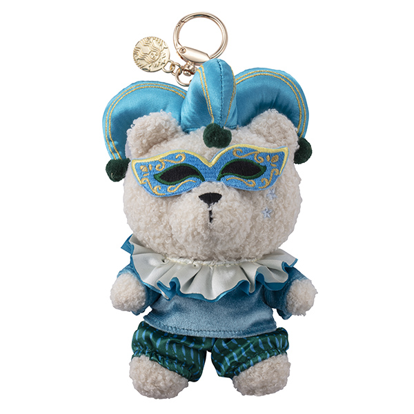 威尼斯面具小熊吊飾