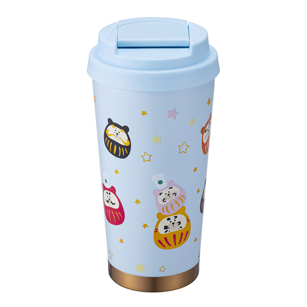 許願達摩不鏽鋼杯