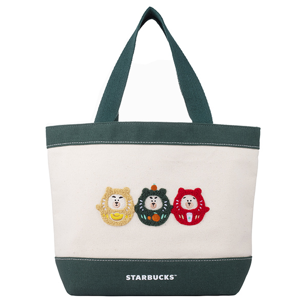 祝福達摩小熊提袋