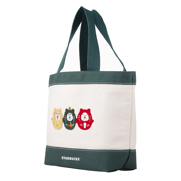 祝福達摩小熊提袋