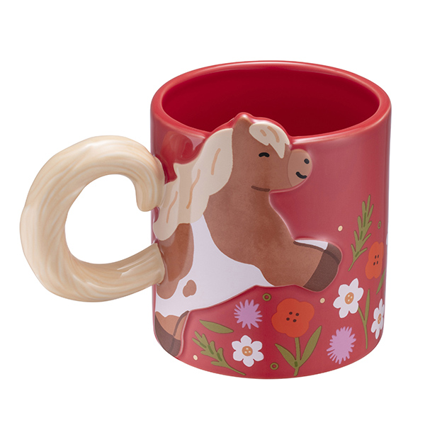 12OZ小馬馬克杯