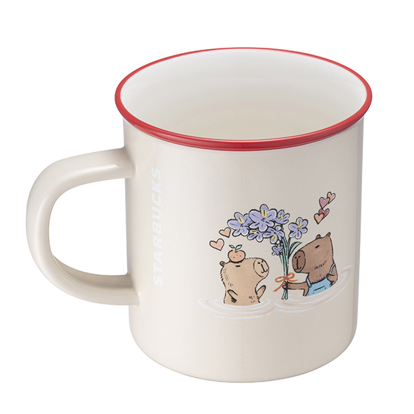 水豚浪漫馬克杯