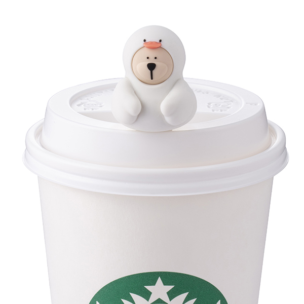 小熊鴨飲料防塵塞