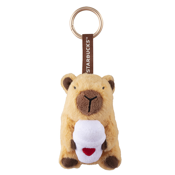 心心相吸水豚鑰匙圈組