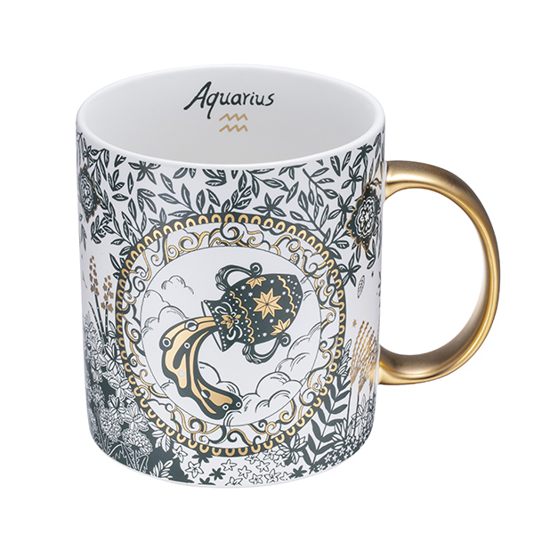 探索水瓶星座馬克杯