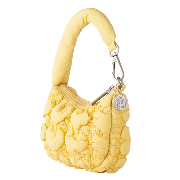 黃雲朵尼龍迷你包