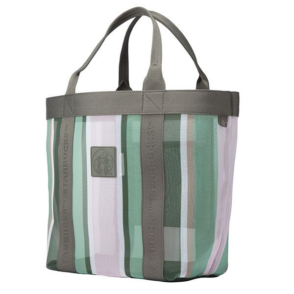 春日直紋網布提袋