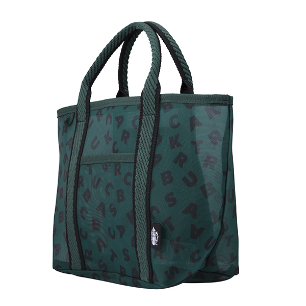 綠色品牌網布手提袋