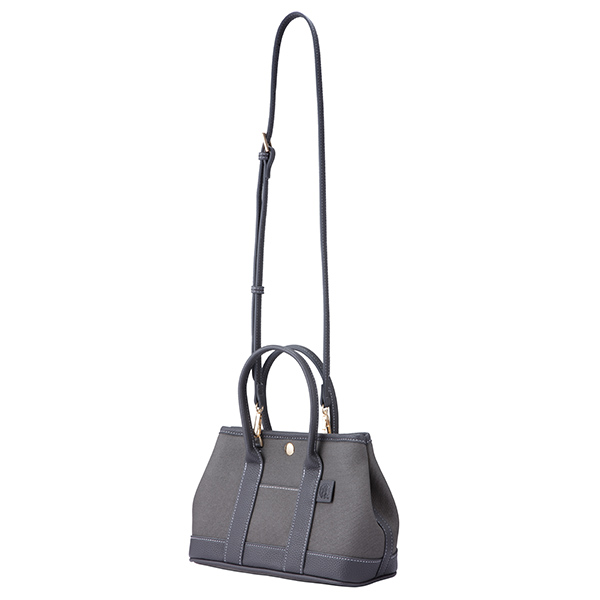 灰色女神皮革提背袋