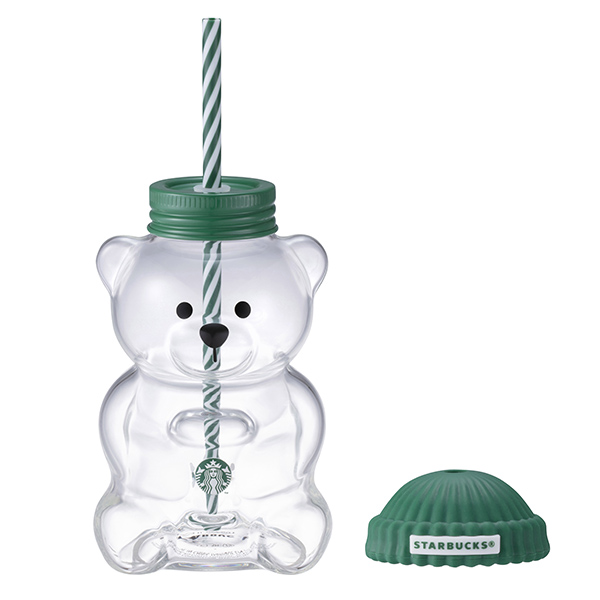 星巴克小熊玻璃TOGO冷水杯