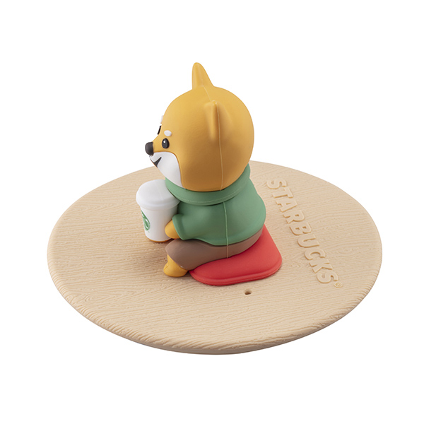 柴犬造型杯蓋馬克杯