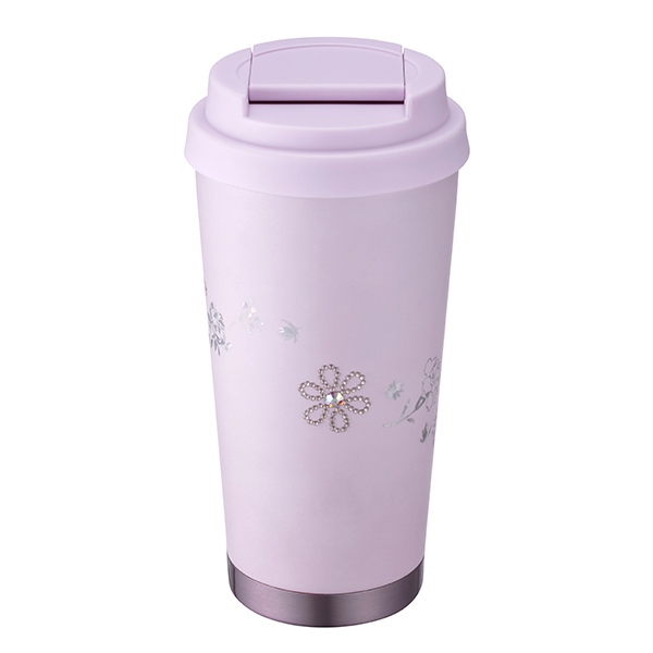 璀璨花藝不鏽鋼杯