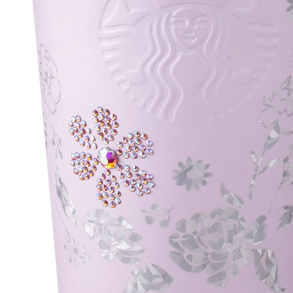 璀璨花藝不鏽鋼杯