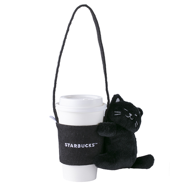 抱抱黑貓咪單杯提袋 