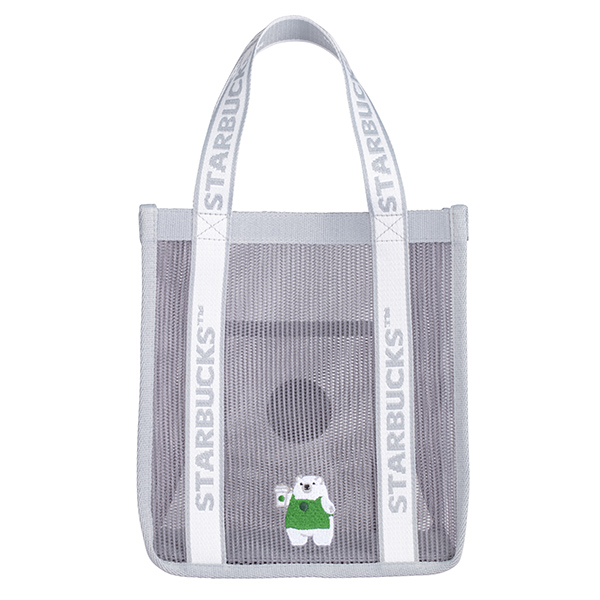 共愛白熊網格提袋 