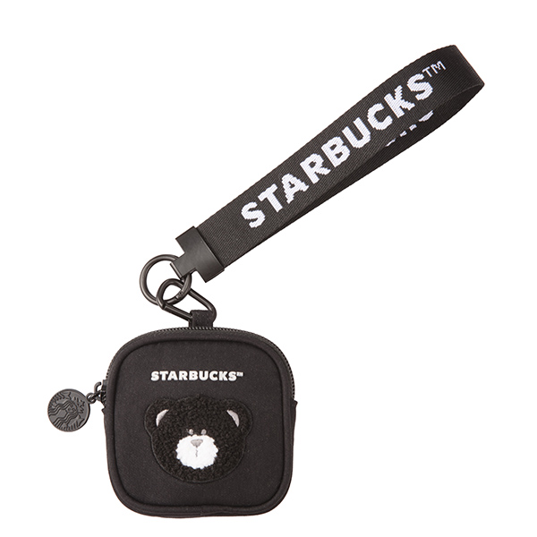 黑星巴克小熊小包掛繩組 