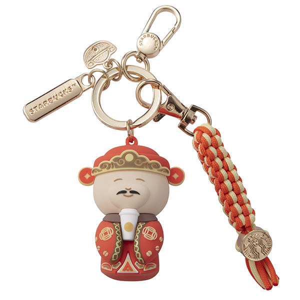 祈願富饒小熊鑰匙圈 