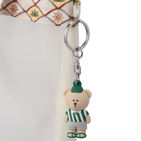 海灘小熊網布提袋