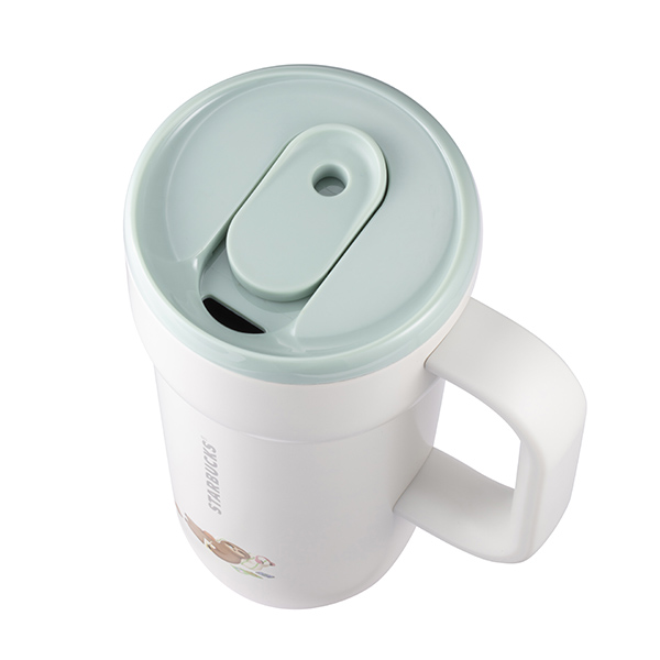 慢慢樹懶不鏽鋼把手TOGO冷水杯