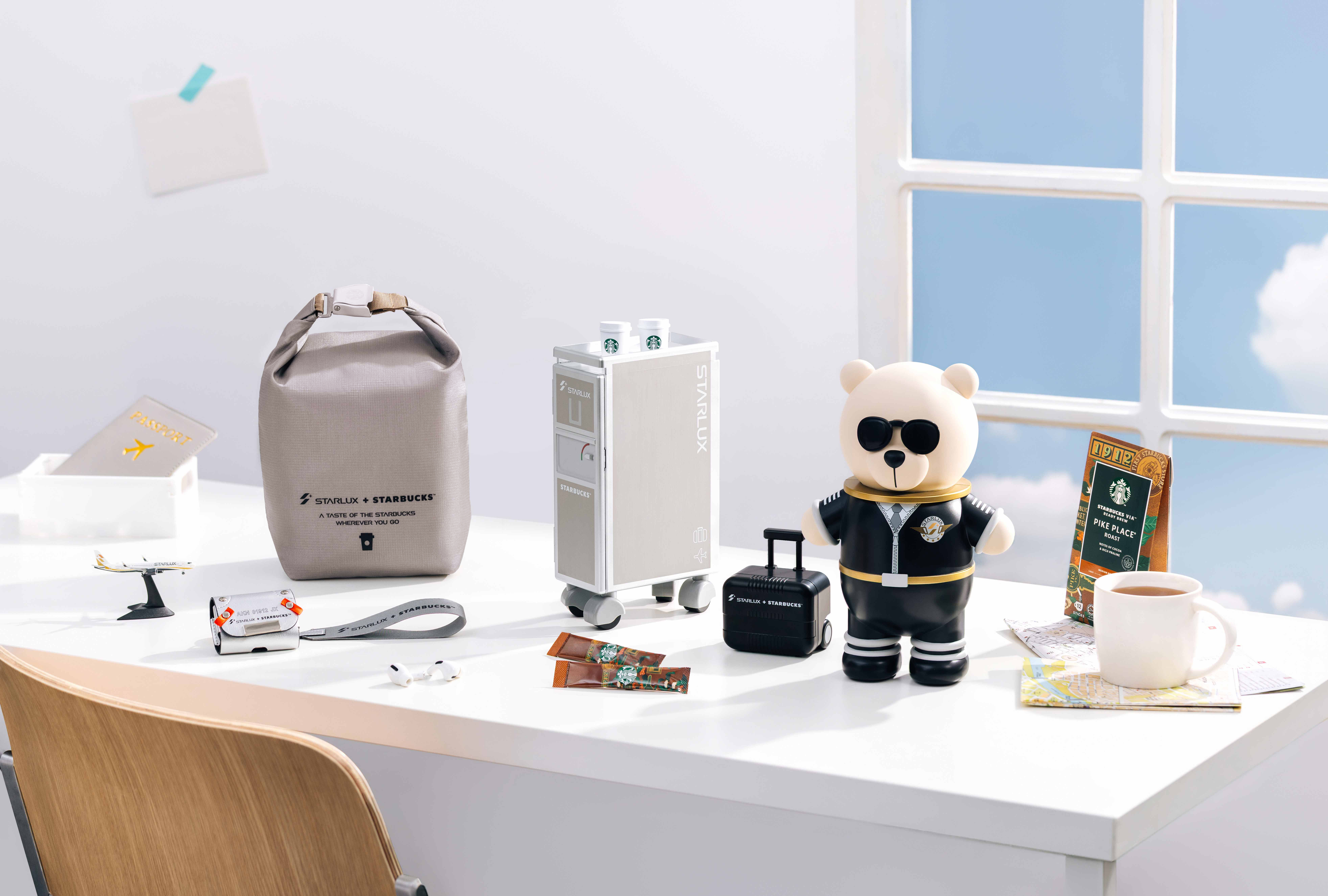 STARLUX+ STARBUCKS 聯名商品｜星宇航空+星巴克雙星會員限定：6/17 夢幻聯名優先登機 !