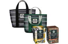 掛耳條紋提袋禮